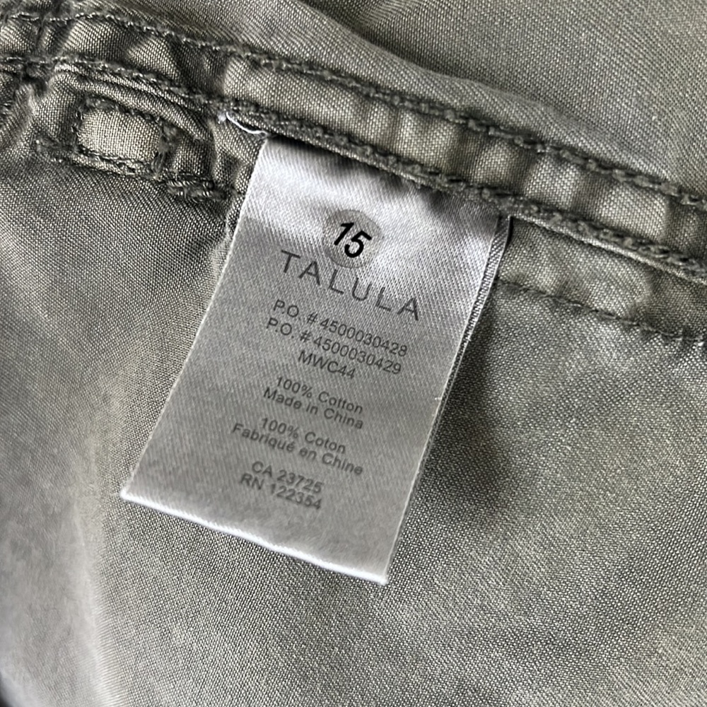 TALULA Aritzia Trooper Utility Military Style Jacket XS - Picture 11 of 11